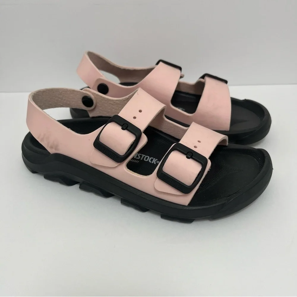 Birkenstock Big Kids Mogami Birko-Flor Stay-Put Closure Sandals 34/3-3.5